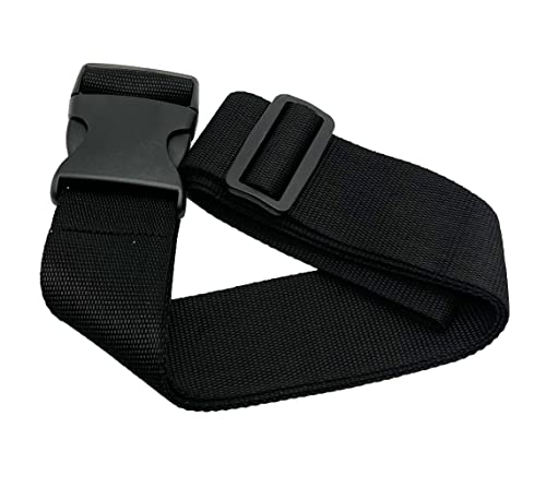 Image of Adjustable Luggage Straps Suitcase Belt Travel Strap Accessories (Black 4Pack)