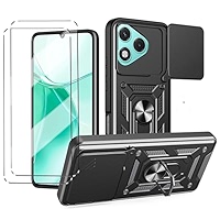 UPLAI Clear Case For Xiaomi Redmi 14C 4G/Poco C75/Redmi A4, 360° Full Body Military Grade Shockproof Cover With Built-in Screen Protector, Ultra Thin PC Soft TPU Bumper Case. Blue - View #6