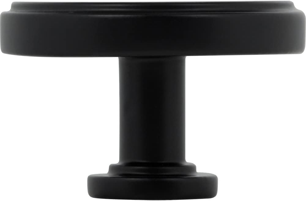 Jeffrey Alexander 1-3/4" Overall Length Matte Black Richard Cabinet Knob