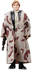 STAR WARS Retro Collection Han Solo (Endor), Return of The Jedi 3.75-Inch Collectible Action Figures, Ages 4 and Up