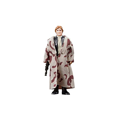 Star Wars Retro-Kollektion Han Solo (Endor), 9, 5 cm große Action-Sammelfigur zu Wars: Die Rückkehr der Jedi-Ritter, ab 4 Jahren