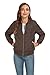 andy & natalie womens bomber jacket Lightweight fashion Quilted bomber jacket vintage winter coat Brownish Large