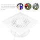 Gewächshausventilator, 50 W, 6 Zoll, ABS-Schutznetz, Wasserdichter IP67-Ventilator, Leiser Solarventilator für Effektive Belüftung