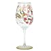 Cr Gibson Lolita Love My Party of Two, 5 O' Clock Somewhere 16-Ounce Acrylic Wine Glasses, Set of 2