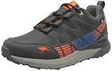 KangaROOS Unisex K-Trun Low RTX Sneaker, Steel Grey/Neon Orange, 38 EU