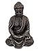 gartendekoparadies.de Massive Steinfigur Buddha Statue aus Steinguss frostfest (Mehrfarbig)