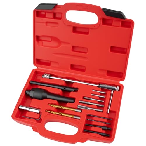 Gickbussu 16PCS Glow Plug Removal Tool Kit Steel