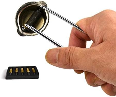 Miniatura 6 de Encendedor de chispa de pedernal individual con arranque de fuego de pedernal y acero, encendedor para soldadura, herramienta de supervivencia para