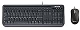 Microsoft Wired Desktop 400, USB, 800 dpi, Óptico, 57.9 x 113.4 x 36 mm, 456 x 160 x 31 mm, 60 MB (Teclado francés AZERTY)