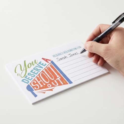 OUNONA 100pcs Appreciation Cards - 4x6 Positive Shout Out Cards for Teachers Students Employee - Encouragement Postcards - Recognition Reward Notes for School Work Bulletin Board - Image 5