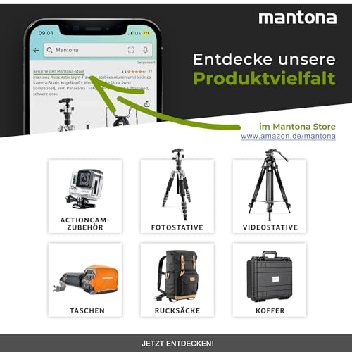 Fotokoffer Mantona Outdoor M+ – Wasserdichter Kamerakoffer 18L