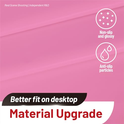 Image of Plastic Table Cloth, 310 Ft X 54 in Plastic Table Cloth Disposable Pink Tablecloth with Any Cut Sliding Cutters Premium PEVA Disposable Tablecloth for Picnics, Parties, Birthdays, Festivals