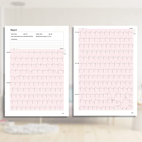 Livenpace AI HR Monitor, 24 Hours Chest Lead Device with Free AI Analysis & PC Report, Chargeable Recorder, HHM1 - Thumbnail 5