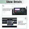 Vinyl Cutter Plotter 24 inch Automatic Edge Patrol 500g Cutting Plotter with LCD Display Plotter DIY Vinyl Printer Cutter Machine with USB2.0 and U Disk Port Adjustable Force and Speed 110V