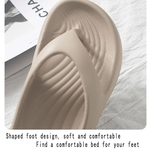 Quenta 2025 New PillowSlides For Women, Pillow Arch Support Flip Flops WomenMen,Platform Soft Summer Beach Shoes Non-slip Comfort Lightweight4