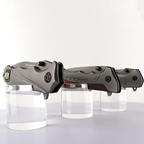 Knife Holder Acrylic Cylindrical Knife Display Holder Used To Display Edc Mini Knife And Dagger Knife Holder (1 Piece) #TOP3