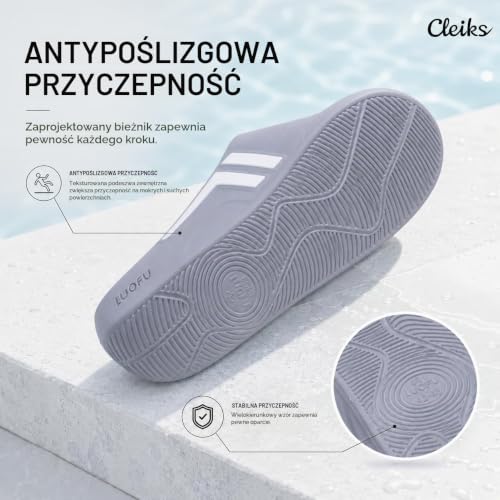 Męskie letnie antypoślizgowe kapcie męskie basen antypoślizgowe sandały MES250677 FR