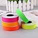 10 Rolls 5000 Pieces Double Row Colorful Label Paper Mark Sticker