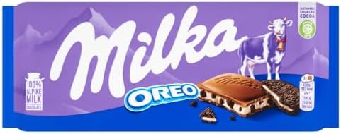 Milka & Oreo biscuit pieces, 100g