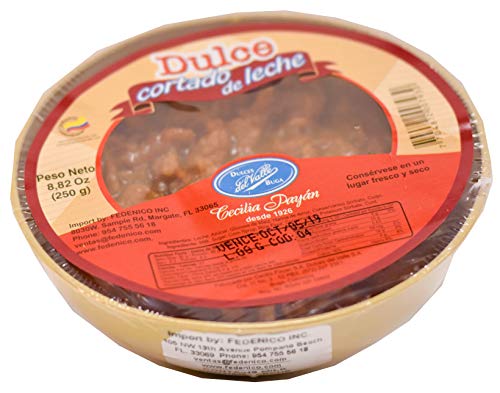 Dulces Del Valle Dulce Cortado De Leche / Caramel Milk Curd (250 Gram / 8.82 Ounces)