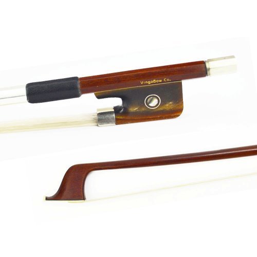 Pernambuco Stick Cello Bow 4/4 Size 340C VINGOBOW Concert Level Red Ox Horn Frog Great Bounce Unbleached Real Horse Hair Warm Tone