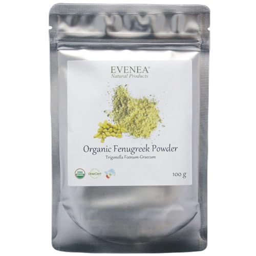 Organic Fenugreek Powder for Hair and Skin - Nutrition, Regeneration (100g)