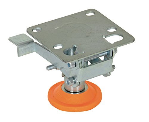Vestil Fl-Lkl-3 Floor Lock, Steel/Poly, 3-5/8" To 4-1/4", Silver #TOP5