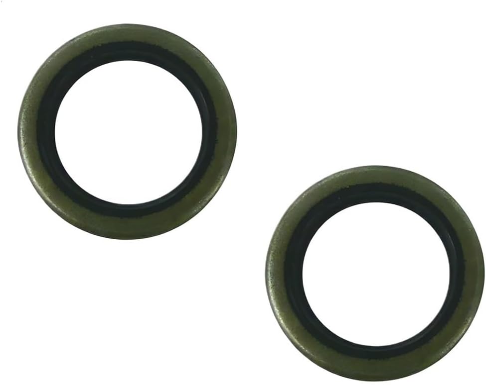 2Pcs Oil Seal Compatible with Stern Drive 135-300 HP 1 2 Drives Engine 26-30550 26-76868 85130 18-2002 18-2077 26-14077
