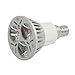 Price comparison product image DealMux Aluminum Shell 3x1W LED White Spotlight Bulb 6000K 110-240V 3W E14