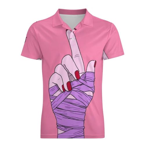 Boys' Classic Polo Shirts Short Sleeve Moisture-Wicking Golf & Tennis Shirts for Youth Teens Cute Gesture Cat4