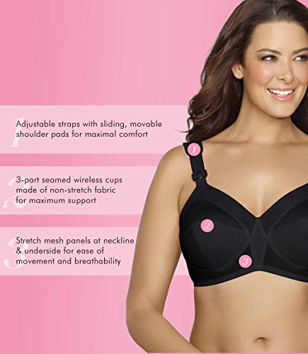 Exquisite Form Fully Original Full-Coverage Bra, Wirefree #5100532 #TOP4