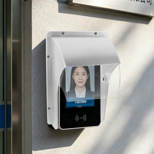 Protector impermeable para teclados de control de acceso exterior con cubierta transparente 6