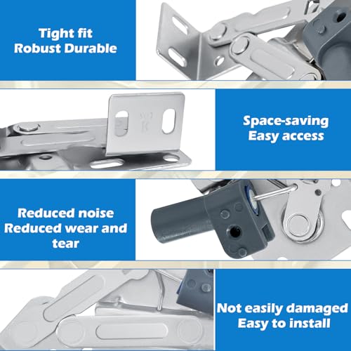 Image of LD-0220-50SC Soft Close Pivot Hinges Self Closing Cabinet Door Hinge