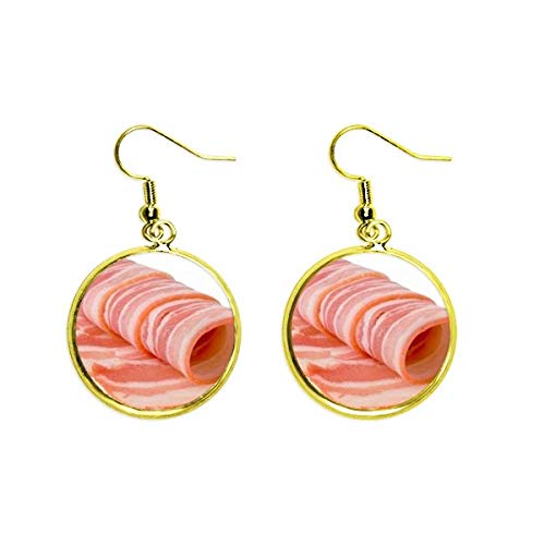 Pendientes de cordero dorados de gota elegantes para mujer