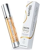 SPARSAM & ERGIEBIG: Kleine Dosierung genügt. Hygienische Airless Flasche für restlose Nutzung. Geeignet für Dermaroller, Ultraschall und Microneedling. Dermatologisch getestet.