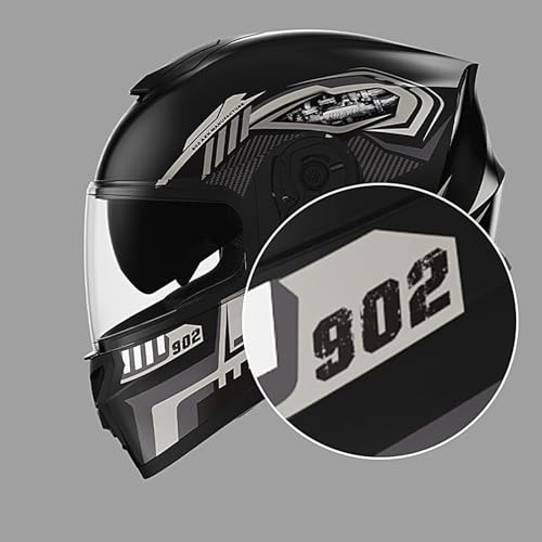 Casco de seguridad para montar con visera transparente resistente 4