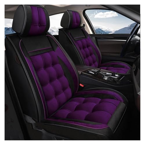 Housses sieges universelles et coussin protection véhicule avant arrière violet
