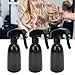 Dioche 3Pcs Plastic Spray Bottles Empty Spray Bottle Even Spraying Nozzle Compact Portable Hair Stylist Tool for All Hair Types