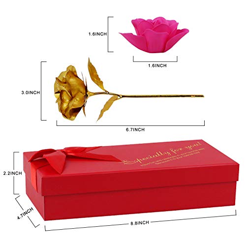 Rotumaty Floral Scented Bath Soap Rose Flower Petals, Plant Essential Oil Rose Soap Set, Best Gifts For Her Women Girls Mom Lover Birthday Valentine Christmas (12 Pcs/Red) #TOP2