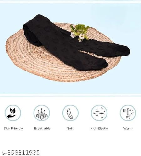 Image of THE LITTLE LOOKERS Baby Tights Thick Toddler Baby Girl Seamless Knit Leggings Thick Solid Cotton Stockings Footed Pants Pantyhose for Years Baby