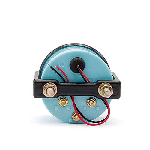 Linekong 2 inch 52mm Fuel Gauges Car Marine Fuel Level Gauge Meter,12V, LED Display, E-12- F Pointer Range