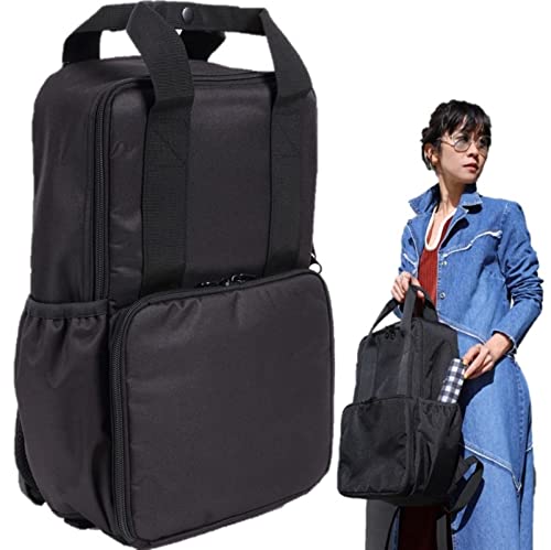 FOLKA リュック レディース 多機能 リュックサック バックパック おしゃれ 大人 シンプル 大容量 2way 13ポケット 背面ファスナー キャリーオン 軽量 A4 メンズ 男女兼用 通勤 通学 出張 旅行 ビジネスリュック レディースリュック マザーズバッグ 黒