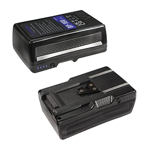 Zthy V-Mount V-Lock Battery 154Wh 10400Mah With Upgrade D-Tap 5A Output Charger Compatible With Sony Video Camera Bmpcc 4K 6K Camcorder Broadcast Led Light Bp-160 Battery Replacement Brick For Dslr #TOP6