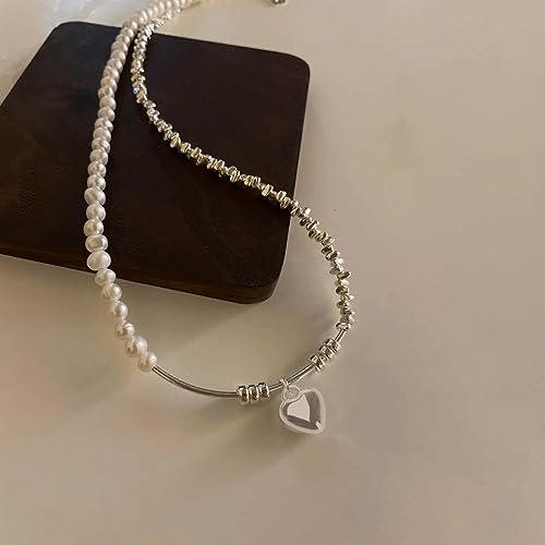 Collier cassé avec pendentif coeur résistant pour le cou
