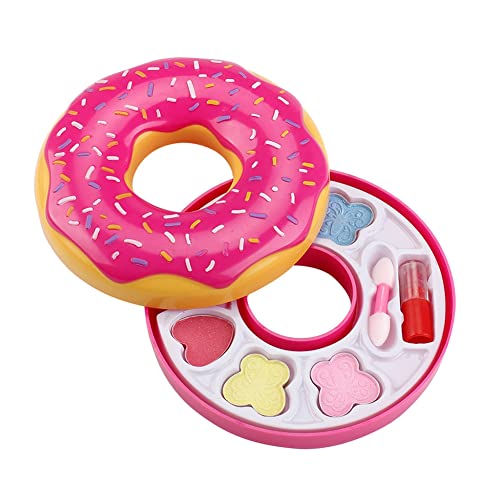 Donut Shape Lipstick Eye Shadow Makeup Cosmetic Palette Pretend Play Kids Cover