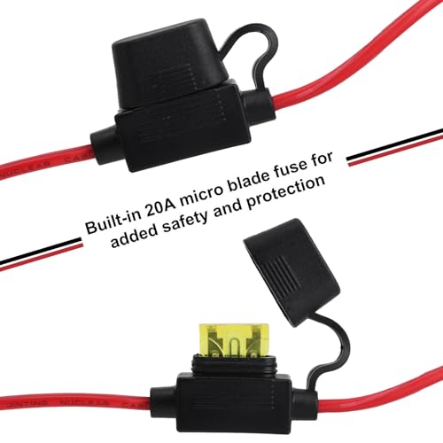 lasuroa GC008 X-Connect M10 (3/8 Zoll) XL Ösenanschlussstecker, Smart Batteries Erhaltungsladekabel Kompatibel mit Noco Genius 2 Zubehör Ösenanschluss