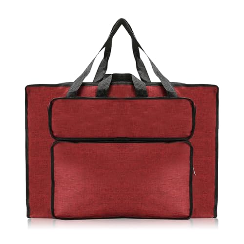 UieaMsio Bolsa de transporte para tablero de dibujo, organizador de bloc de dibujo, impermeable, bolsa de transporte portátil, con correa para el hombro, bolsa de transporte para artistas de bocetos,