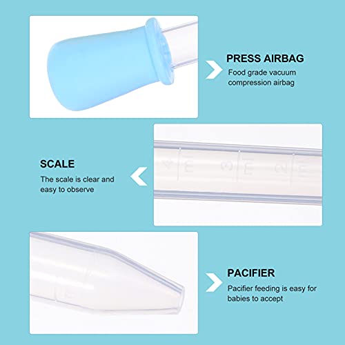 DOITOOL Conta-gotas de medicina líquido bucal para crianças, 6 peças, cores sortidas