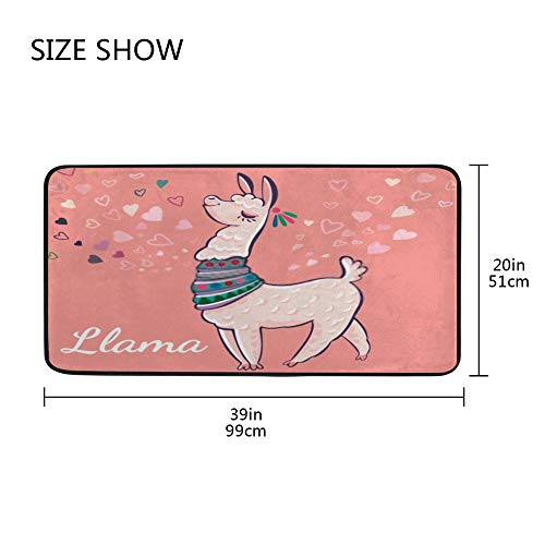 Tapis de cuisine antidérapant et imperméable lavable 39x20" - 5