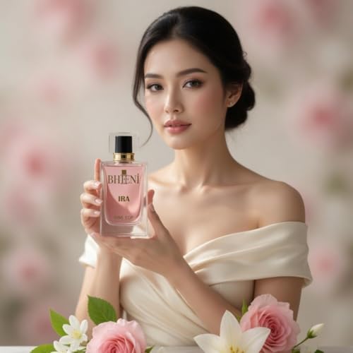 Image of Ira Eau De Parfum for Women | Peach Blossom Iris Floral Perfume | Long Lasting EDP 60ml | Premium Luxury Fragrance | Gift for Her
